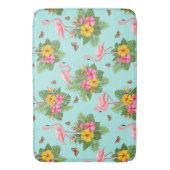 Flamingo en Butterflies 3 Badmat (Voorkant Verticaal)