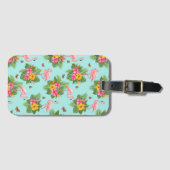 Flamingo en Butterflies 3 Bagagelabel (Voorkant (horizontaal))