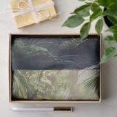 Flamingo en Jungle Waterval Decoupage Tissuepapier (Geschenk)