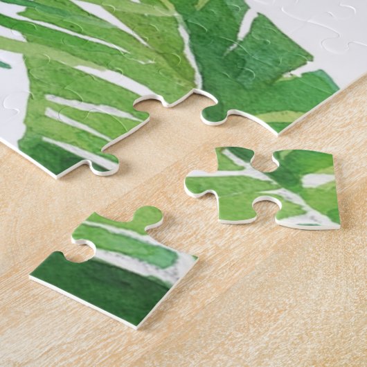 Flamingo en Palms Puzzle Legpuzzel (Zijkant)