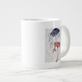 Flamingo en Parasol Grote Koffiekop (Voorkant rechts)