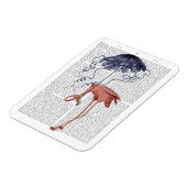 Flamingo en Parasol Magneet (Linkerzijde)