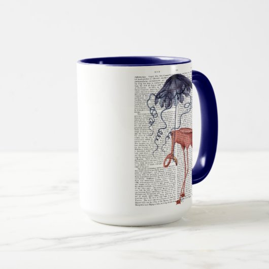 Flamingo en Parasol Mok (Voorkant rechts)