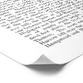 Flamingo en Parasol Poster (Hoek)