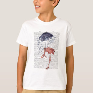 Flamingo en Parasol T-shirt