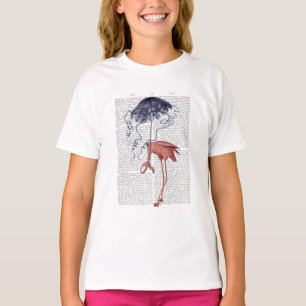 Flamingo en Parasol T-shirt