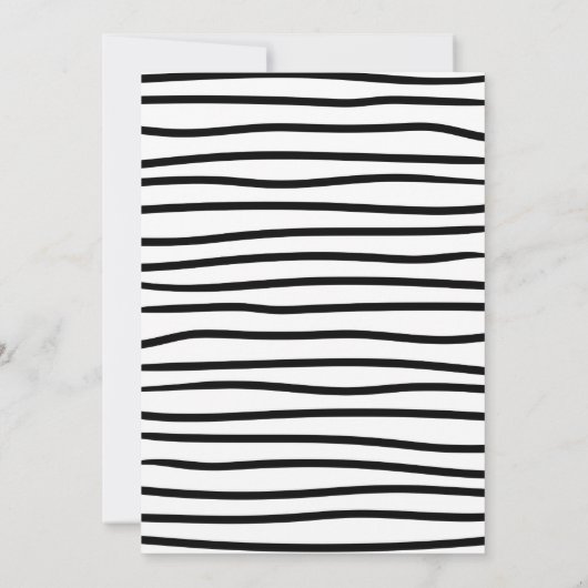 Flamingo en Pinapple Doodle verjaardagsuitnodiging Kaart (Achterkant)