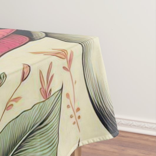  Flamingo en Toucan Naadloos Tafelkleed (Voorbeeld)