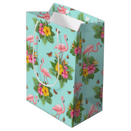 Flamingo en Vlinders 2 Medium Cadeauzakje