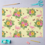 Flamingo en Vlinders 2 Tissuepapier (Craft)