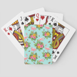 Flamingo en Vlinders 3 Pokerkaarten