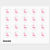 Flamingo Envelope sticker Tropisch Etiket (Vel)