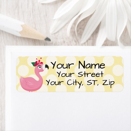 Flamingo Etiket (Insitu)