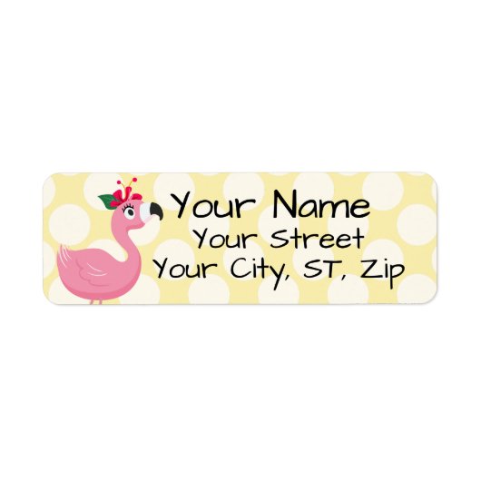 Flamingo Etiket (Voorkant)