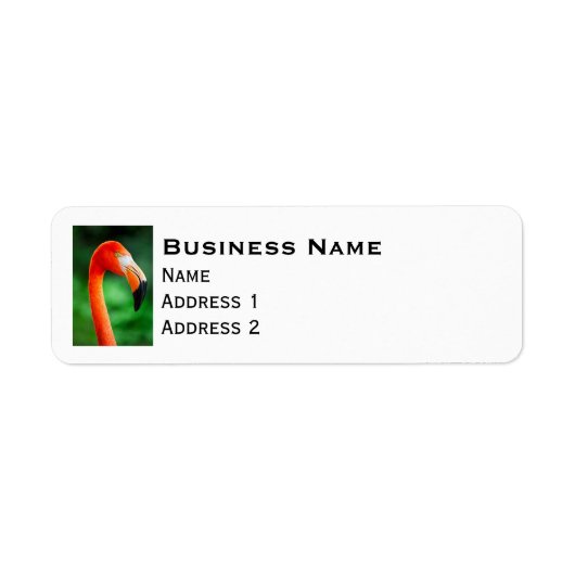 Flamingo Etiket (Voorkant)