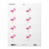 Flamingo Etiket (Full Sheet)