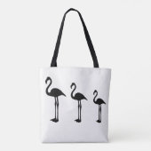Flamingo Evolution Funky Canvas tas (Achterkant)