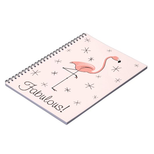 Flamingo Fabulous! Notitieboek tekst (Linkerzijde)