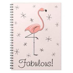 Flamingo Fabulous! Notitieboek tekst