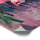 Flamingo familie 🦩 poster (Hoek)