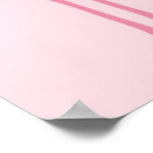 Flamingo Family Reunion Pink Poster Cute (Hoek)