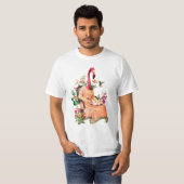 FLAMINGO FANCY DIER T-SHIRT (Voorkant volledig)
