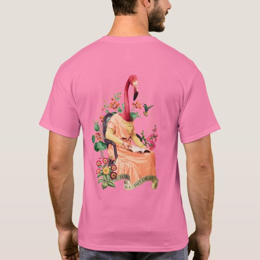 FLAMINGO FANCY DIER T-SHIRT (Achterkant)