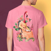 FLAMINGO FANCY DIER T-SHIRT