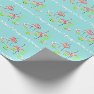 Flamingo Fandango Duo 2 Gefeliciteerd! Cadeaupapier