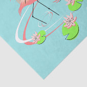 Flamingo Fandango Duo 2 tissuepapier (Detail)