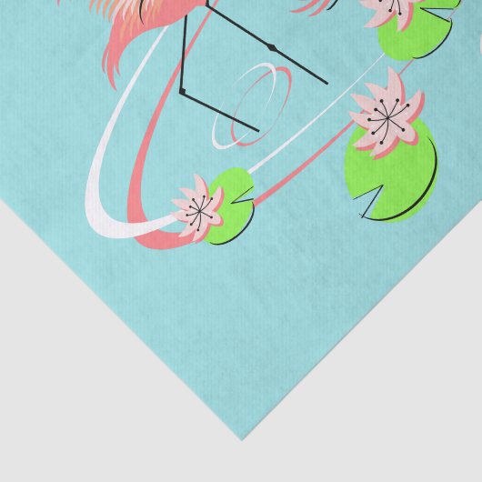 Flamingo Fandango Duo 2 tissuepapier (Detail)