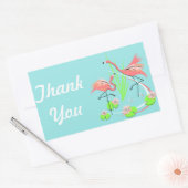 Flamingo Fandango Duo Happy Birthday sticker (Envelop)