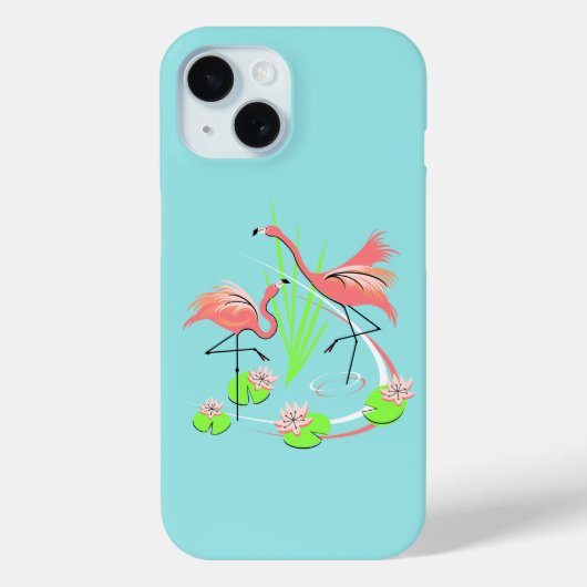 Flamingo Fandango Duo iPhone hoesje (Achterkant)