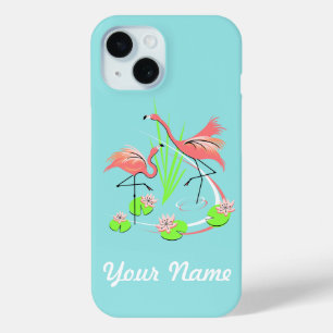 Flamingo Fandango Duo Naam iPhone case