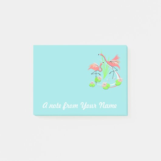 Flamingo Fandango Duo-tekst na het bericht Post-it® Notes (Voorkant)