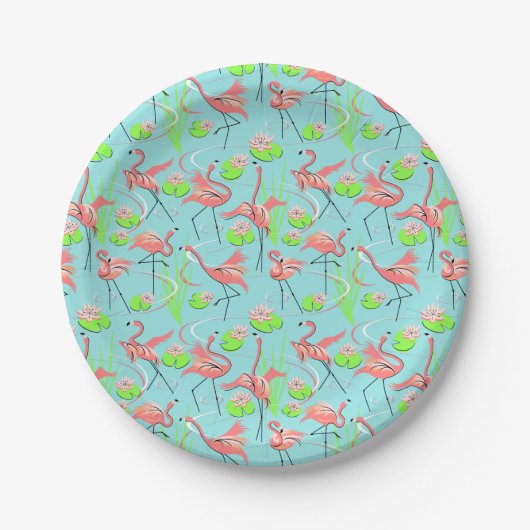 Flamingo Fandango Multi Papier Bord (Voorkant)