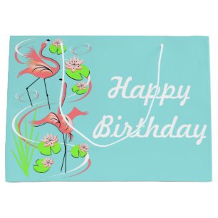 Flamingo Fandango Slim Duo Happy Birthday groot Cadeauzakje