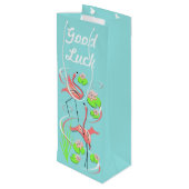 Flamingo Fandango Slim Duo Succes wijn Wijn Cadeautas (Achterkant Gekanteld)