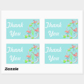 Flamingo Fandango Trio Dank u sticker (Vel)