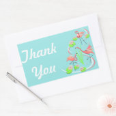 Flamingo Fandango Trio Dank u sticker (Envelop)