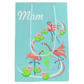 Flamingo Fandango Trio Mam medium Cadeauzakje (Achterkant)