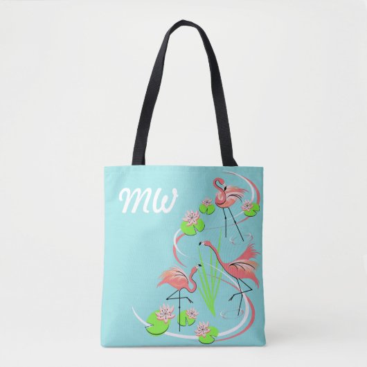 Flamingo Fandango Trio monogram tas multi-back (Voorkant)