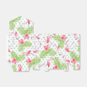 Flamingo Favor Box Bedankdoosjes (Uitgevouwen)