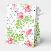 Flamingo Favor Box Bedankdoosjes (Achterkant)