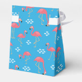 Flamingo Favor Box Bedankdoosjes (Achterkant)