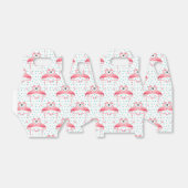 Flamingo Favor Box Bedankdoosjes (Uitgevouwen)