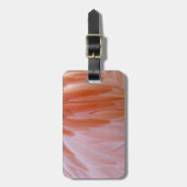 Flamingo Feathers in Shades of Pink Bagagelabel (Voorkant verticaal)