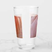 Flamingo Feathers in Shades of Pink Glas (Rechts)