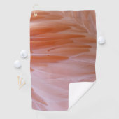 Flamingo Feathers in Shades of Pink Golfhanddoek (Insitu)