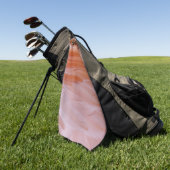 Flamingo Feathers in Shades of Pink Golfhanddoek (Groen)